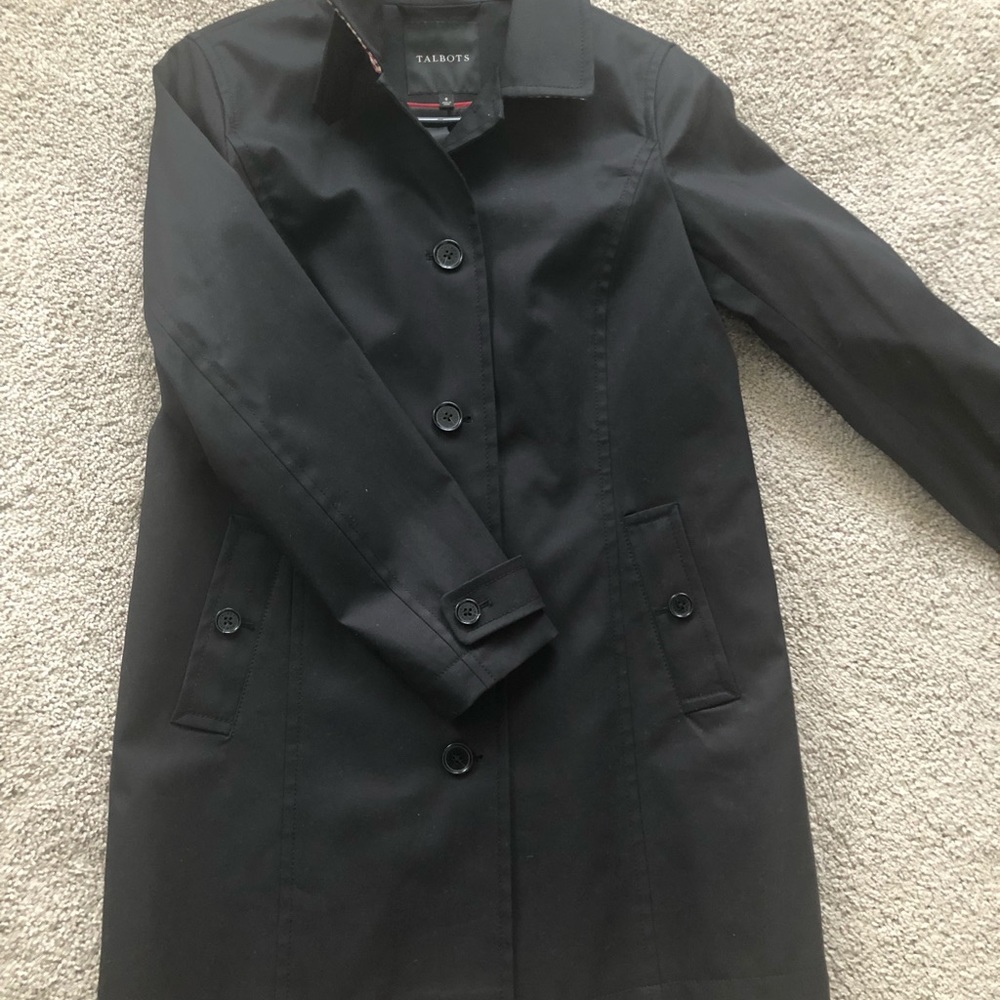 Talbots black jacket/coat. New.